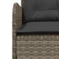 vidaXL 2-tlg. Garten-Sofagarnitur mit Auflagen Poly Rattan Grau vidaXL 2-tlg. Garten-Sofagarnitur mit Auflagen Poly Rattan Grau