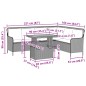 vidaXL 2-tlg. Garten-Sofagarnitur mit Auflagen Poly Rattan Grau vidaXL 2-tlg. Garten-Sofagarnitur mit Auflagen Poly Rattan Grau