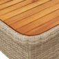 vidaXL 2-tlg. Garten-Sofagarnitur mit Kissen Beige Poly Rattan vidaXL 2-tlg. Garten-Sofagarnitur mit Kissen Beige Poly Rattan