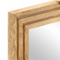 vidaXL Badspiegel 50x70 cm Raues Massivholz Mango und Glas vidaXL Badspiegel 50x70 cm Raues Massivholz Mango und Glas