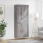 Highboard Grau Sonoma 69,5x34x180 cm Holzwerkstoff Highboard Grau Sonoma 69,5x34x180 cm Holzwerkstoff