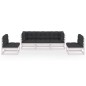 vidaXL 5-tlg. Garten-Lounge-Set mit Kissen Kiefer Massivholz vidaXL 5-tlg. Garten-Lounge-Set mit Kissen Kiefer Massivholz