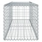 vidaXL Gabione mit Deckel 200x50x50 cm Verzinktes Eisen vidaXL Gabione mit Deckel 200x50x50 cm Verzinktes Eisen