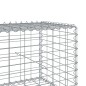 vidaXL Gabione mit Deckel 200x50x50 cm Verzinktes Eisen vidaXL Gabione mit Deckel 200x50x50 cm Verzinktes Eisen
