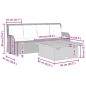 vidaXL 3-tlg. Garten-Sofagarnitur mit Kissen Beige Poly Rattan vidaXL 3-tlg. Garten-Sofagarnitur mit Kissen Beige Poly Rattan