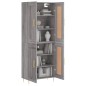 Highboard Grau Sonoma 69,5x34x180 cm Holzwerkstoff Highboard Grau Sonoma 69,5x34x180 cm Holzwerkstoff