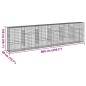 vidaXL Gabione mit Deckel 600x50x150 cm Verzinktes Eisen vidaXL Gabione mit Deckel 600x50x150 cm Verzinktes Eisen