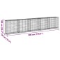 vidaXL Gabione mit Deckel 500x50x100 cm Verzinktes Eisen vidaXL Gabione mit Deckel 500x50x100 cm Verzinktes Eisen