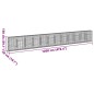 vidaXL Gabione mit Deckel 1200x50x150 cm Verzinktes Eisen vidaXL Gabione mit Deckel 1200x50x150 cm Verzinktes Eisen