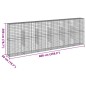 vidaXL Gabione mit Deckel 600x50x200 cm Verzinktes Eisen vidaXL Gabione mit Deckel 600x50x200 cm Verzinktes Eisen