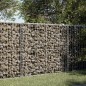vidaXL Gabione mit Deckel 100x100x100 cm Verzinktes Eisen vidaXL Gabione mit Deckel 100x100x100 cm Verzinktes Eisen
