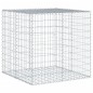 vidaXL Gabione mit Deckel 100x100x100 cm Verzinktes Eisen vidaXL Gabione mit Deckel 100x100x100 cm Verzinktes Eisen