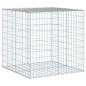 vidaXL Gabione mit Deckel 100x100x100 cm Verzinktes Eisen vidaXL Gabione mit Deckel 100x100x100 cm Verzinktes Eisen