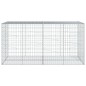 vidaXL Gabione mit Deckel 200x100x100 cm Verzinktes Eisen vidaXL Gabione mit Deckel 200x100x100 cm Verzinktes Eisen