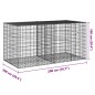 vidaXL Gabione mit Deckel 200x100x100 cm Verzinktes Eisen vidaXL Gabione mit Deckel 200x100x100 cm Verzinktes Eisen