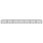 vidaXL Gabione mit Deckel 700x100x50 cm Verzinktes Eisen vidaXL Gabione mit Deckel 700x100x50 cm Verzinktes Eisen