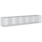 vidaXL Gabione mit Deckel 550x100x100 cm Verzinktes Eisen vidaXL Gabione mit Deckel 550x100x100 cm Verzinktes Eisen
