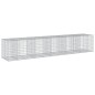 vidaXL Gabione mit Deckel 550x100x100 cm Verzinktes Eisen vidaXL Gabione mit Deckel 550x100x100 cm Verzinktes Eisen