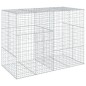 vidaXL Gabione mit Deckel 200x100x150 cm Verzinktes Eisen vidaXL Gabione mit Deckel 200x100x150 cm Verzinktes Eisen