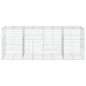 vidaXL Gabione mit Deckel 400x100x150 cm Verzinktes Eisen vidaXL Gabione mit Deckel 400x100x150 cm Verzinktes Eisen