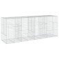 vidaXL Gabione mit Deckel 400x100x150 cm Verzinktes Eisen vidaXL Gabione mit Deckel 400x100x150 cm Verzinktes Eisen