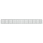 vidaXL Gabione mit Deckel 1050x100x100 cm Verzinktes Eisen vidaXL Gabione mit Deckel 1050x100x100 cm Verzinktes Eisen