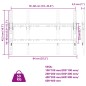 vidaXL TV-Wandhalterung 26-63 Zoll Bildschirm Max VESA 600x400 mm 50kg vidaXL TV-Wandhalterung 26-63 Zoll Bildschirm Max VESA 600x400 mm 50kg