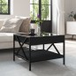 vidaXL Couchtisch mit Infinity-LED Schwarz 50x50x38 cm vidaXL Couchtisch mit Infinity-LED Schwarz 50x50x38 cm