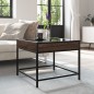 vidaXL Couchtisch mit Infinity-LED Braun Eichen-Optik 50x50x41 cm vidaXL Couchtisch mit Infinity-LED Braun Eichen-Optik 50x50x41 cm