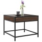 vidaXL Couchtisch mit Infinity-LED Braun Eichen-Optik 50x50x41 cm vidaXL Couchtisch mit Infinity-LED Braun Eichen-Optik 50x50x41 cm