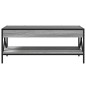 vidaXL Couchtisch mit Infinity-LED Grau Sonoma 90x50x38 cm vidaXL Couchtisch mit Infinity-LED Grau Sonoma 90x50x38 cm