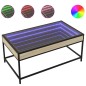 vidaXL Couchtisch mit Infinity-LED Sonoma-Eiche 90x50x41 cm vidaXL Couchtisch mit Infinity-LED Sonoma-Eiche 90x50x41 cm