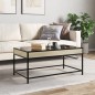 vidaXL Couchtisch mit Infinity-LED Sonoma-Eiche 90x50x41 cm vidaXL Couchtisch mit Infinity-LED Sonoma-Eiche 90x50x41 cm