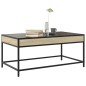 vidaXL Couchtisch mit Infinity-LED Sonoma-Eiche 90x50x41 cm vidaXL Couchtisch mit Infinity-LED Sonoma-Eiche 90x50x41 cm