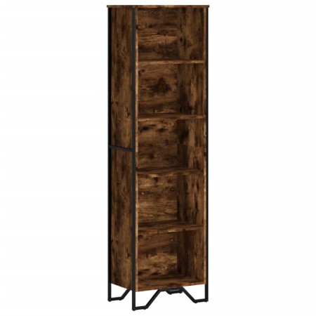 vidaXL Bücherregal Räuchereiche 50x31x169 cm Holzwerkstoff
