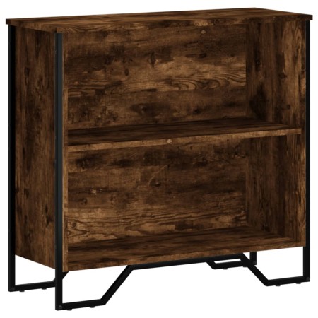vidaXL Bücherregal Räuchereiche 80x31x74,5 cm Holzwerkstoff