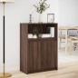 vidaXL Sideboard mit LED Braun Eichen-Optik 72x34x100 cm Holzwerkstoff vidaXL Sideboard mit LED Braun Eichen-Optik 72x34x100 cm Holzwerkstoff