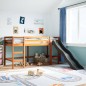 vidaXL Kinderhochbett ohne Matratze Braun 80x200 cm Massivholz Kiefer vidaXL Kinderhochbett ohne Matratze Braun 80x200 cm Massivholz Kiefer