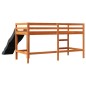vidaXL Kinderhochbett ohne Matratze Braun 80x200 cm Massivholz Kiefer vidaXL Kinderhochbett ohne Matratze Braun 80x200 cm Massivholz Kiefer