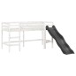 vidaXL Kinderhochbett ohne Matratze Weiß 90x200 cm Massivholz Kiefer vidaXL Kinderhochbett ohne Matratze Weiß 90x200 cm Massivholz Kiefer