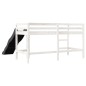 vidaXL Kinderhochbett ohne Matratze Weiß 90x200 cm Massivholz Kiefer vidaXL Kinderhochbett ohne Matratze Weiß 90x200 cm Massivholz Kiefer