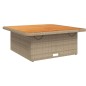 vidaXL 6-tlg. Garten-Lounge-Set mit Kissen Beige Poly Rattan vidaXL 6-tlg. Garten-Lounge-Set mit Kissen Beige Poly Rattan