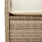 vidaXL 6-tlg. Garten-Lounge-Set mit Kissen Beige Poly Rattan vidaXL 6-tlg. Garten-Lounge-Set mit Kissen Beige Poly Rattan