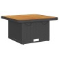 vidaXL 5-tlg. Garten-Lounge-Set mit Kissen Schwarz Poly Rattan vidaXL 5-tlg. Garten-Lounge-Set mit Kissen Schwarz Poly Rattan