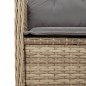 vidaXL 5-tlg. Garten-Lounge-Set mit Kissen Beige Poly Rattan vidaXL 5-tlg. Garten-Lounge-Set mit Kissen Beige Poly Rattan