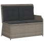 vidaXL 5-tlg. Garten-Lounge-Set mit Kissen Grau Poly Rattan vidaXL 5-tlg. Garten-Lounge-Set mit Kissen Grau Poly Rattan