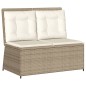 vidaXL 7-tlg. Garten-Lounge-Set mit Kissen Beige Poly Rattan vidaXL 7-tlg. Garten-Lounge-Set mit Kissen Beige Poly Rattan