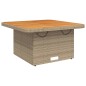 vidaXL 7-tlg. Garten-Lounge-Set mit Kissen Beige Poly Rattan vidaXL 7-tlg. Garten-Lounge-Set mit Kissen Beige Poly Rattan