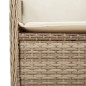 vidaXL 7-tlg. Garten-Lounge-Set mit Kissen Beige Poly Rattan vidaXL 7-tlg. Garten-Lounge-Set mit Kissen Beige Poly Rattan