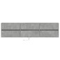 vidaXL TV-Wandschrank mit LED Betongrau 180x31x45 cm vidaXL TV-Wandschrank mit LED Betongrau 180x31x45 cm